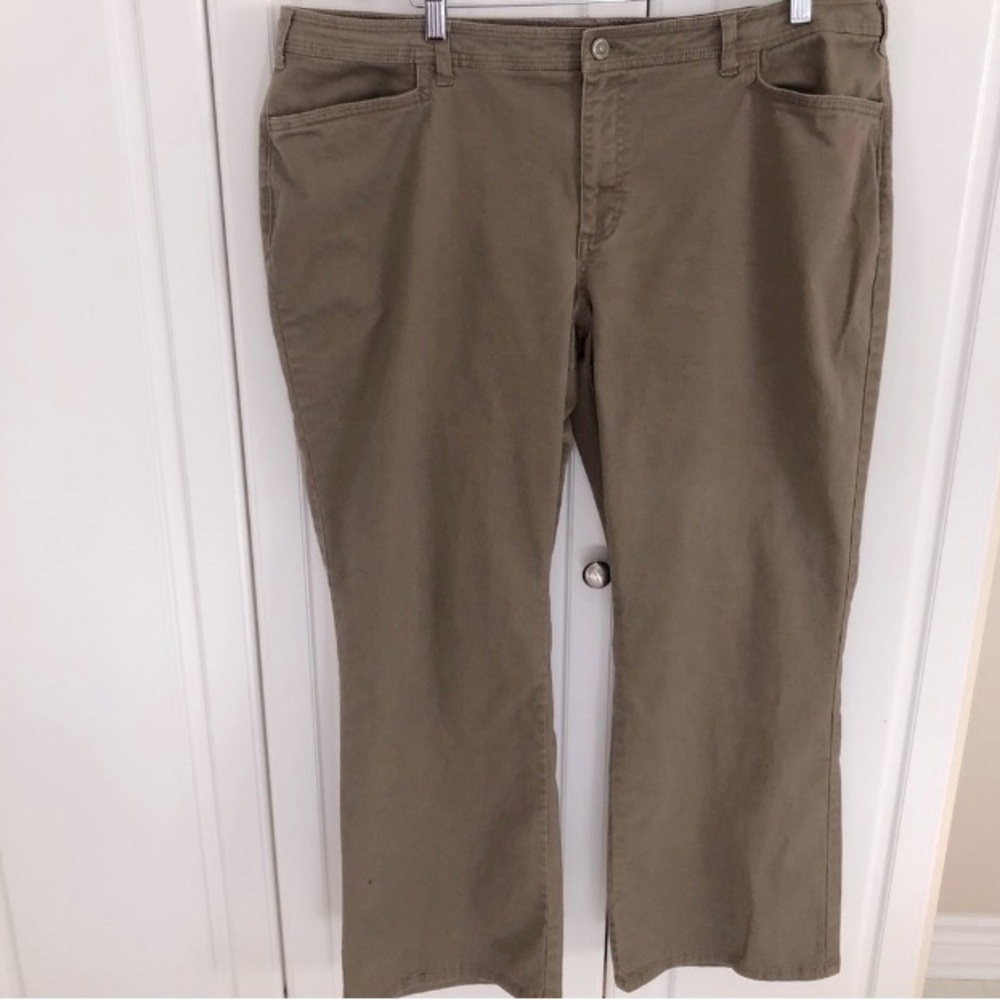 Addition Elle 22 Mocha/Tan Bootcut Chino Pant
